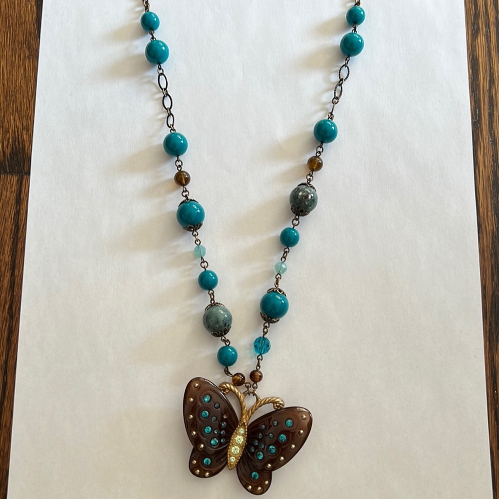 Anna Sui Butterfly Necklace